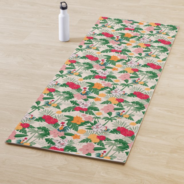 Pua and Heihei Tropical Pattern Yoga Mat (In Situ)