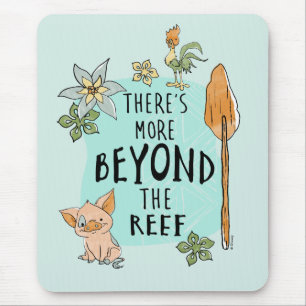 Pua & Hei Hei "There's More Beyond The Reef" Mouse Pad