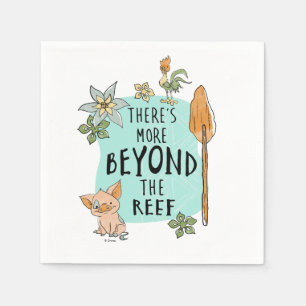 Pua & Hei Hei "There's More Beyond The Reef" Napkin