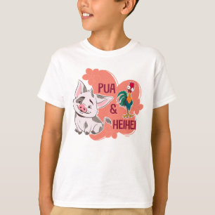 Pua & Heihei Floral Name Graphic T-Shirt