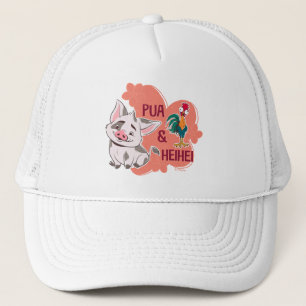 Pua & Heihei Floral Name Graphic Trucker Hat