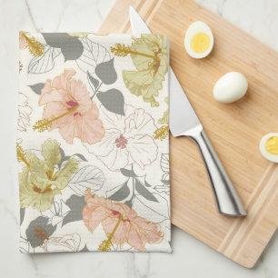 Pua Hibiscus, Māla Lani Kitchen Towel