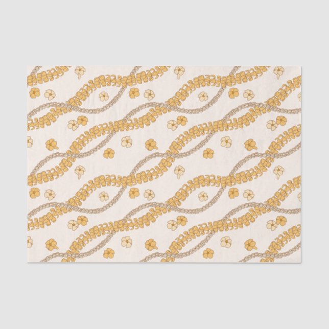 Puakenikeni lei tissue paper (Front)