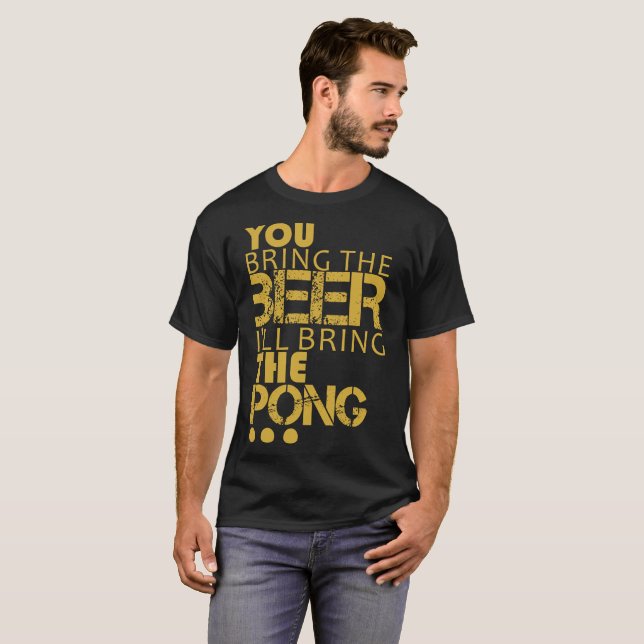 Puanteur de bière de T-shirt d'amusement (Devant entier)