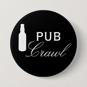 Pub Crawl Beer Day Drinking 3 Inch Round Button