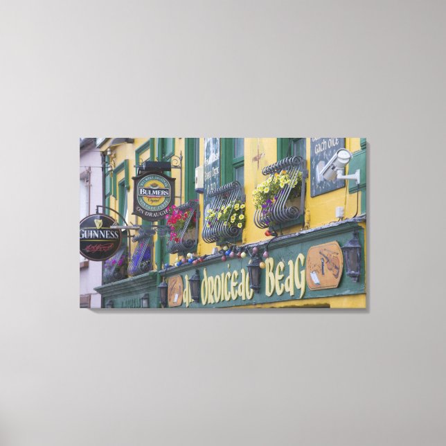 Pub, Dingle, Dingle Peninsula, County Kerry, Canvas Print (Front)