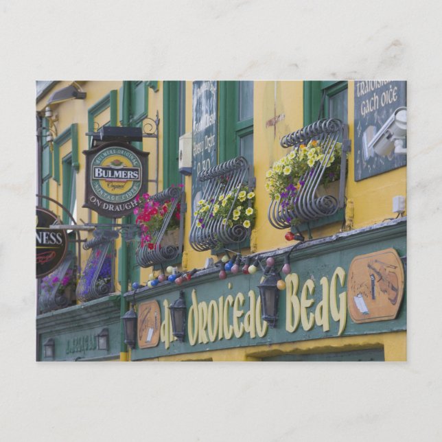 Pub, Dingle, Dingle Peninsula, County Kerry, Postcard (Front)