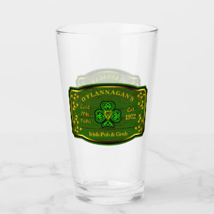 Pub irlandais verre de pinte personnalisé