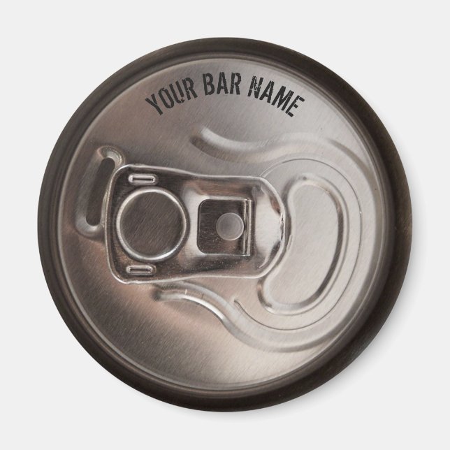 Pub Ou Bar Propriétaire De Bière Peut Magnet (Devant)