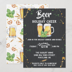 Pub Style Fête Invitation