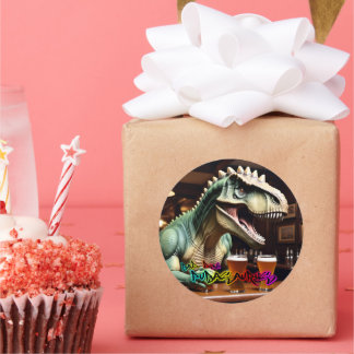 Pubasaurus Sticker by BAD Dino