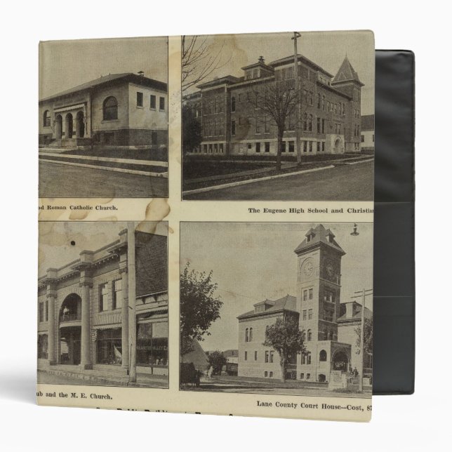 Public bldgs, Eugene, Oregon Binder (Front/Inside)