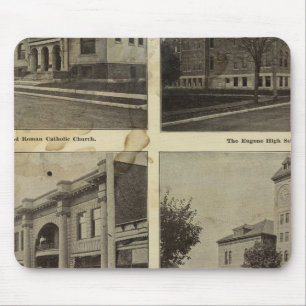 Public bldgs, Eugene, Oregon Mouse Pad