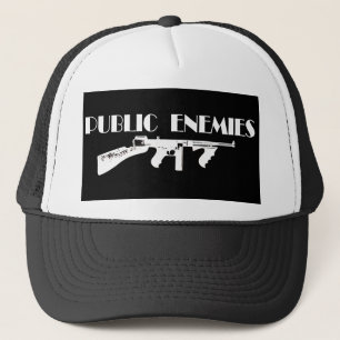 Public Enemies Machine Gun Trucker Hat