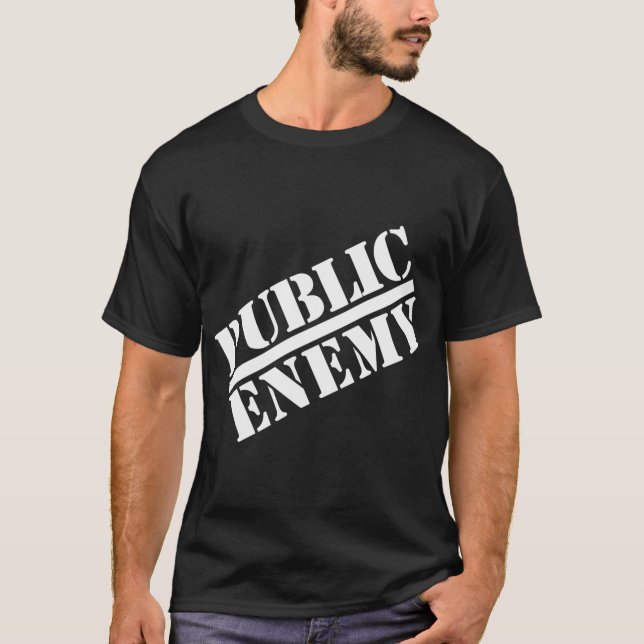 Public Enemy Official Big Logo T-Shirt (Front)