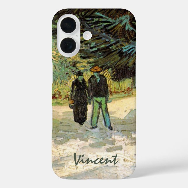 Public Garden with Couple by Vincent van Gogh Case-Mate iPhone Case (Back)