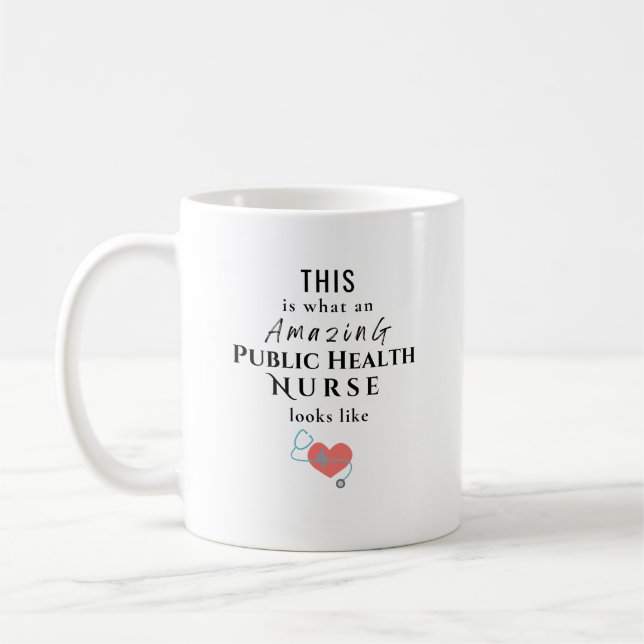 Public Healt Nurse Coffee Mug (Left)