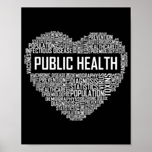 Public Health Heart Gift Healthcare Worker Epidemi Poster