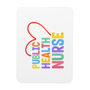 Public Health Nurse Heart Magnet
