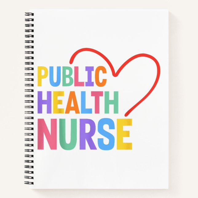 Public Health Nurse Heart Notebook (Front)