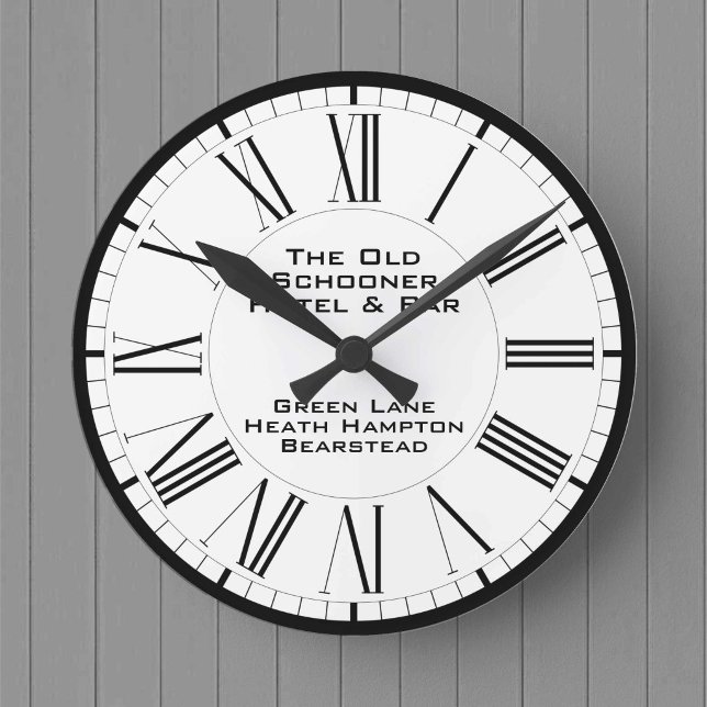 Public House or Bar Themed Round Clock (Creator Uploaded)