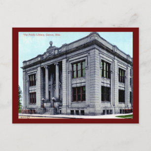 Public Library, Canton, Ohio Vintage Postcard