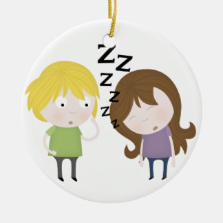 Public Narcolepsy Ceramic Ornament