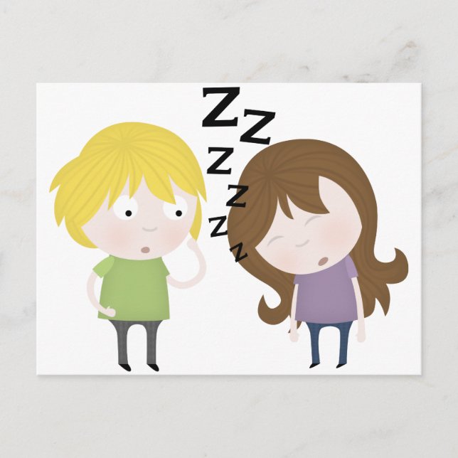 Public Narcolepsy Postcard (Front)