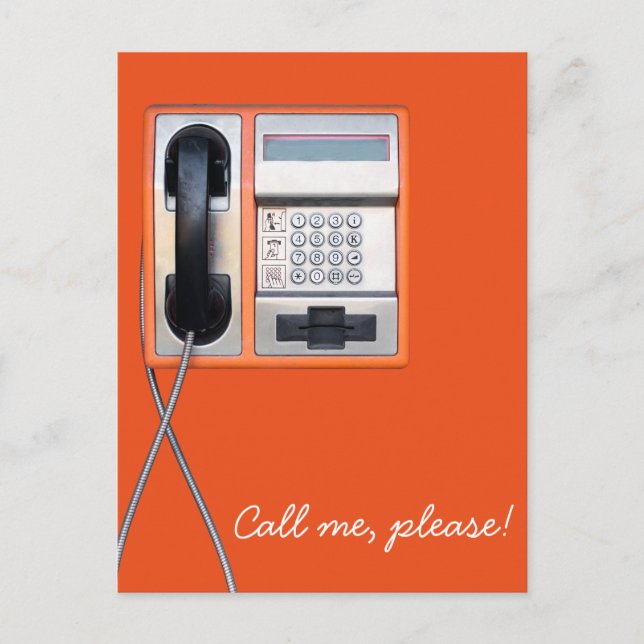 Public phone postcard (Front)