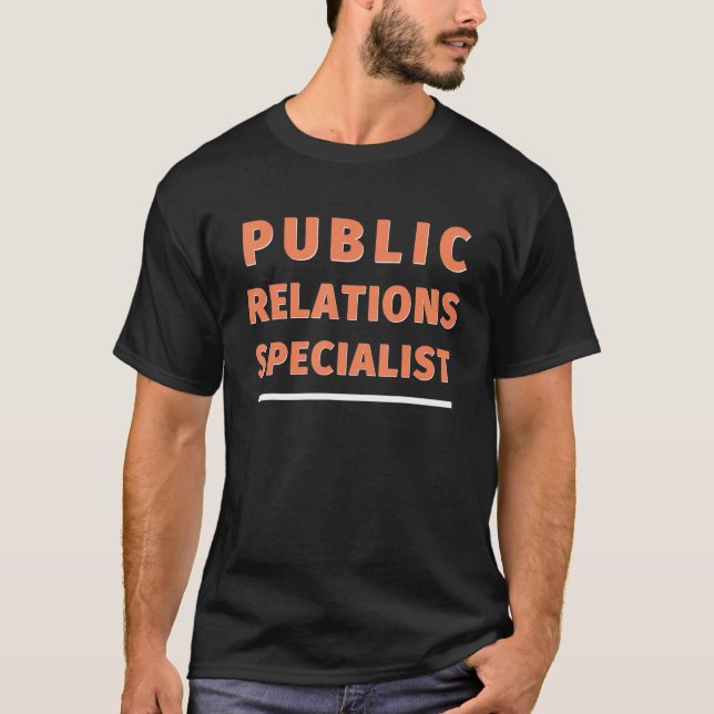 Public Relation Officer PRO PR Consultant Publicis T-Shirt (Front)
