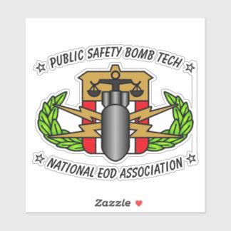 PUBLIC SAFETY BOMB TECH STICKER