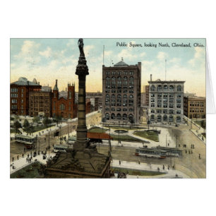 Public Square Cleveland Ohio 1910 vintage