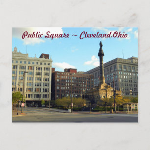Public Square , Cleveland Ohio Postcard