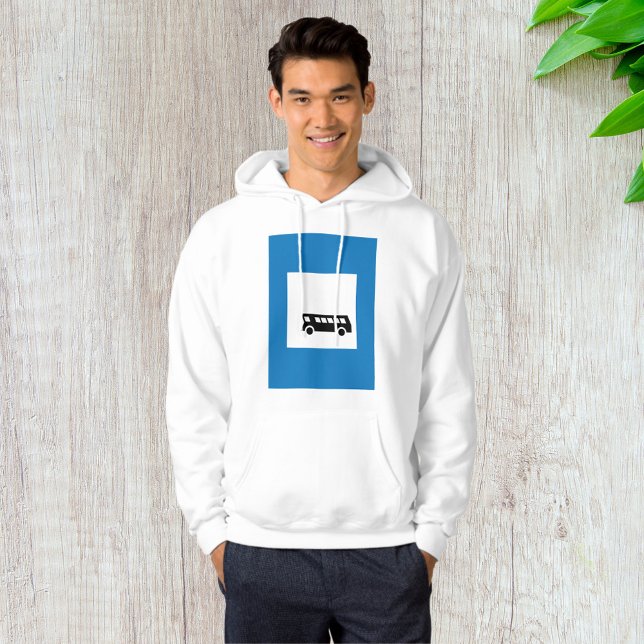 Public Transport Bus Stop Sign Urban Transit  Hoodie (Creator Uploaded)
