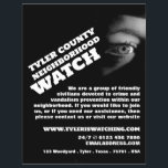 Public View, Neighborhood Community Watch Advert Flyer<br><div class="desc">Public View,  Neighborhood Community Watch Advertising Flyer by The Business Card Store.</div>