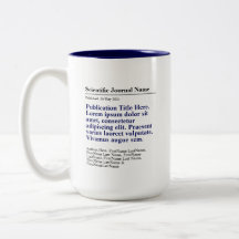 Publication personnalisée Mug à deux tons 15oz - B