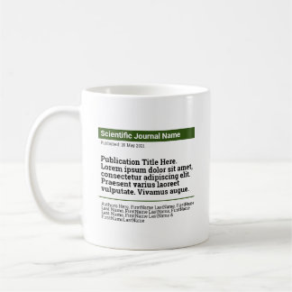 Publication personnalisée Mug classique - Vert