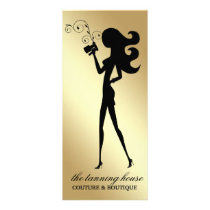 Publicitaire Carte bronzage de support de Fashionista de 311