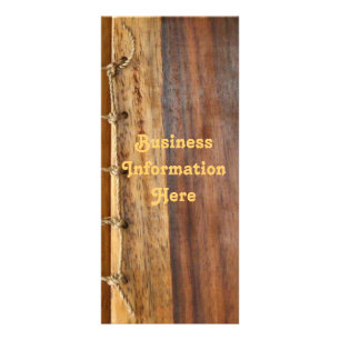 Publicitaire Carte de bâti d'entreprise 2012 à grain de bois