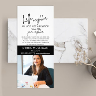 Publicitaire Carte de rack de marketing immobilier moderne