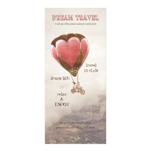 Publicitaire Carte de rack Dream Travel