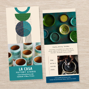 Publicitaire Carte de rack marketing créative Sculpture du mili