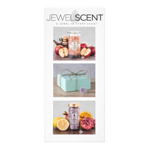 Publicitaire Carte de support de JewelScent