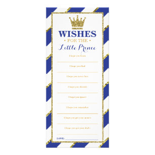 Publicitaire Carte de voeux, Baby shower, Prince, 25 Pack