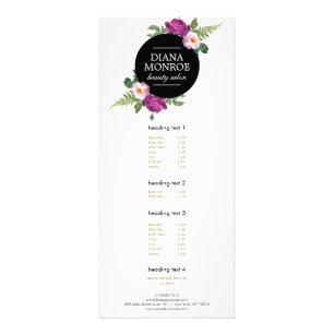 Publicitaire Carte en rack du Salon Floral Moderne