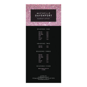 Publicitaire Carte Rack Artist Maquillage Classique Parties sci