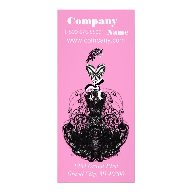 Publicitaire Carte Rack Boutique (Devant)