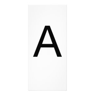 Publicitaire Lettre alphabétique A Carte d'éducation à l'appren
