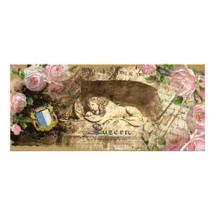 Publicitaire LUZERN 4 - Carte postale / Carte de montage / Cart