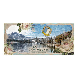 Publicitaire LUZERN 5 - Carte postale, Carte Rackcard, Carte de